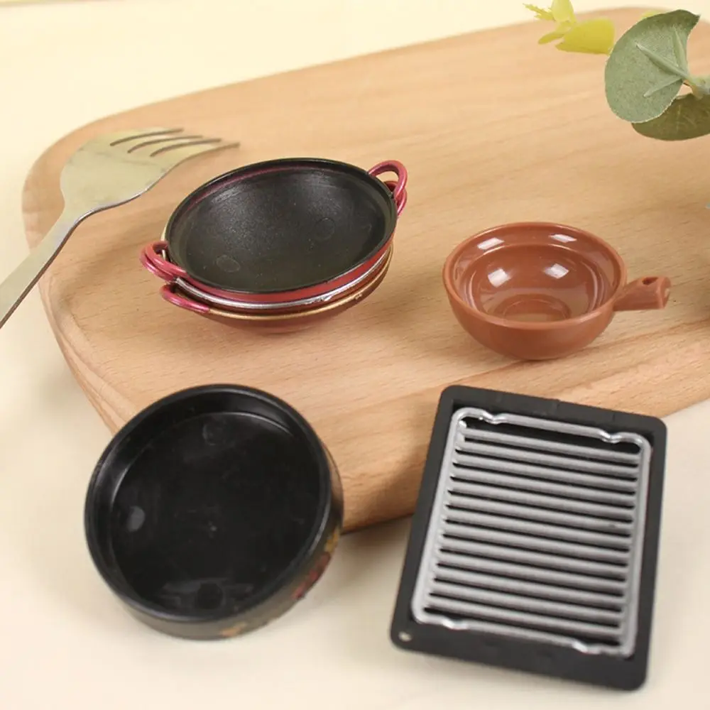 New 1:12 Miniature Stir Spoon Multistyles DIY Bowl Fry Pan Mini Diy Dollhouse Kitchen Miniature Dollhouse Decoration