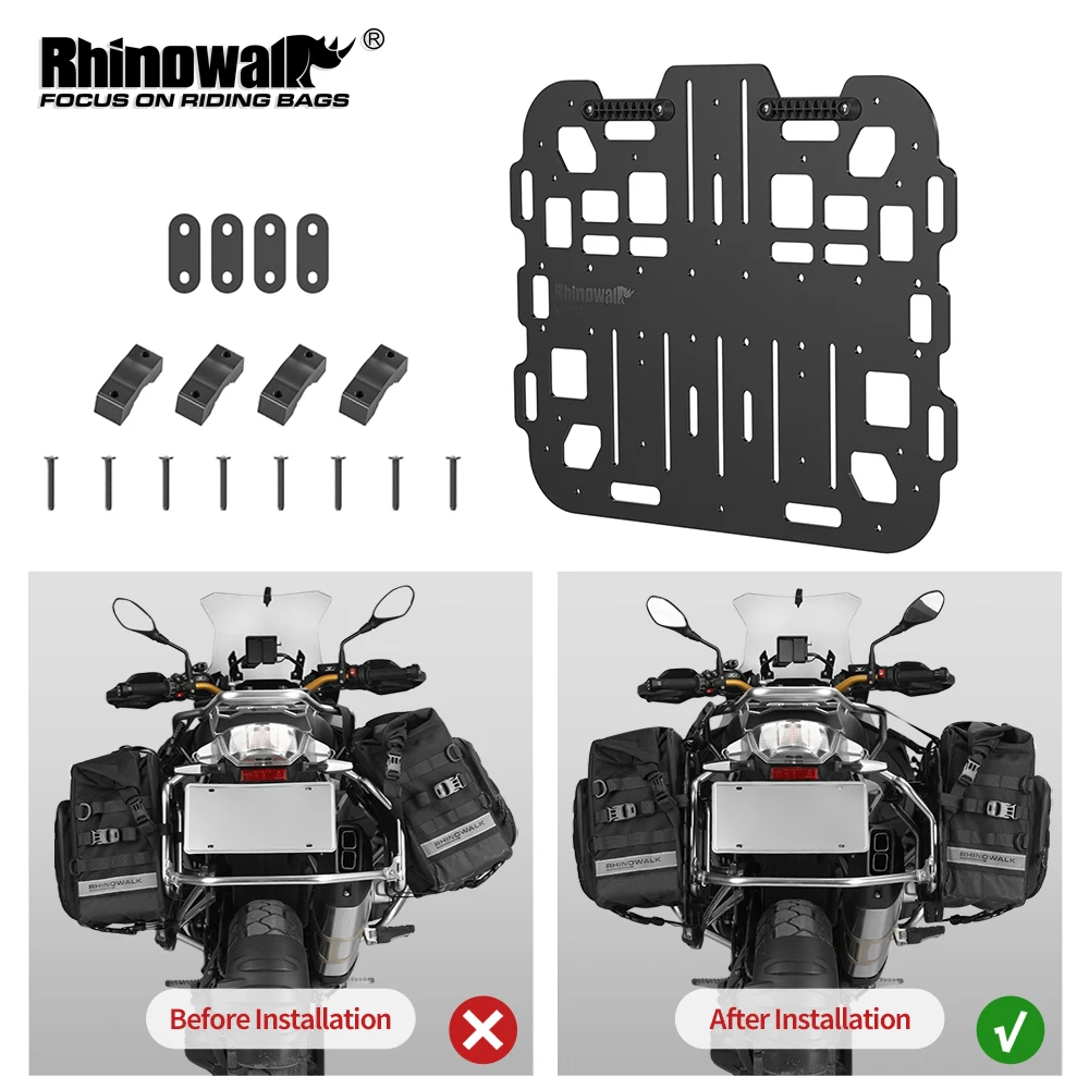 

Rhinowalk Motorcycle Side Rack Expansion Support Oil Pot Mounting For MJX2004 MYS2406 MTR2050 Saddle Bag Motorbike Accessories