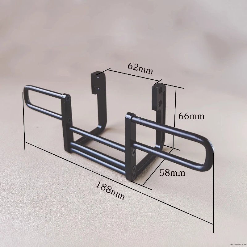 Riel anticolisión de parachoques delantero de Metal para camión Tamiya RC 1/14, remolque volquete Benz 1850 R620 470
