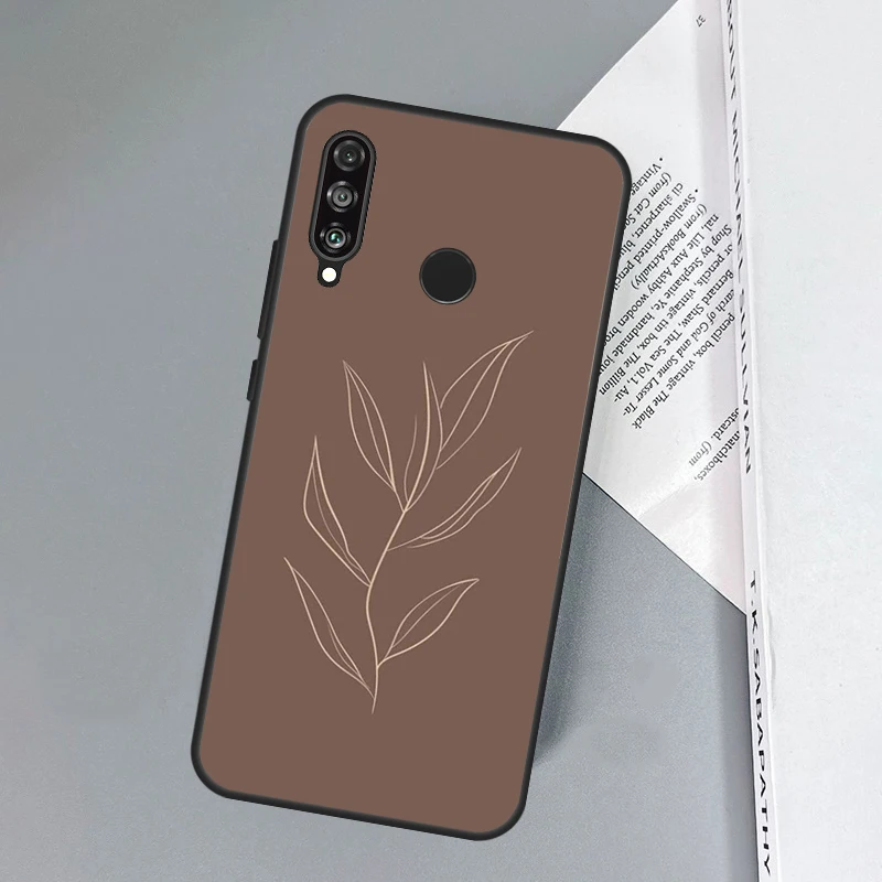 Abstract Plants Case For Huawei Nova 8i 3i 11i 7i 10 9 SE 5T Y60 Y70 Y90 P40 P30 P20 Lite P60 Pro P Smart