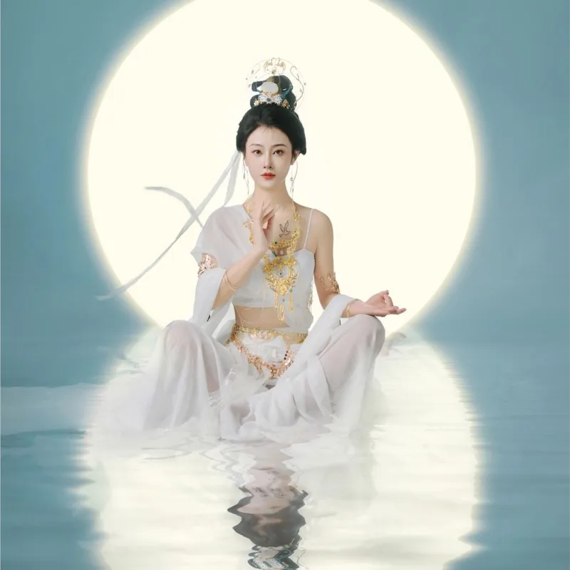 فستان نسائي على الطراز الوطني خصائص أداء الرقص صور ملابس الكبار الغريبة