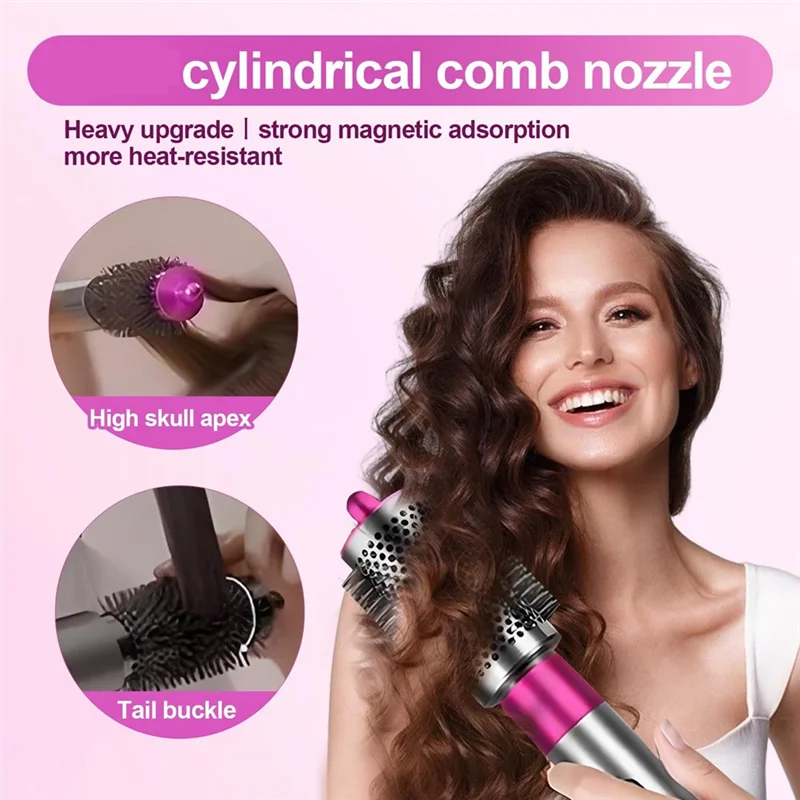 KEOL-Conversion Curling Wand Hair Dryer Attachment 40MM Long Curling Wand For Dyson HS01/HS05 HD08 Hair Curlers