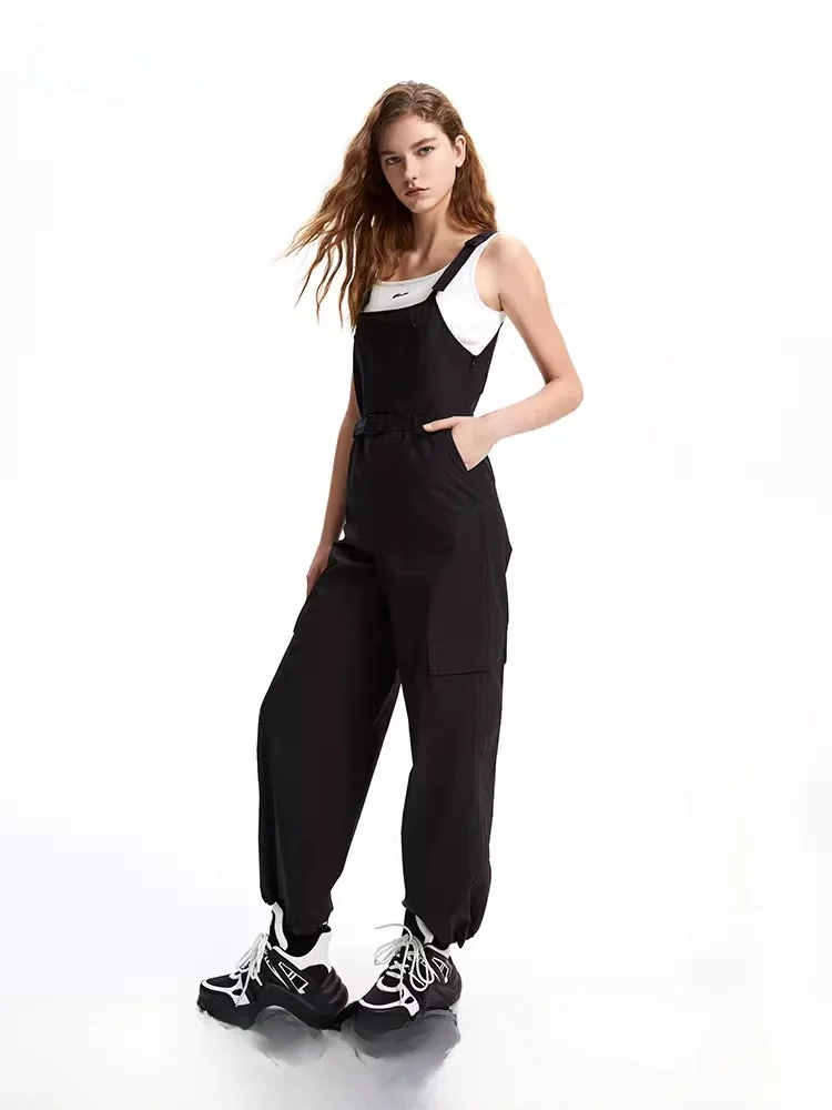 

Street Sle Cotton Overall Pants Women's Faion Spring Summer New High Street Trend Workwear Long Pants