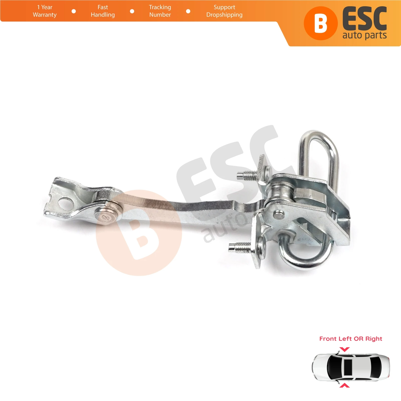 EDP1295 Front Left or Right Door Catch Hinge Brake Stop Check Strap Limiter for Iveco Daily III IV V VI 1999-On 500314457