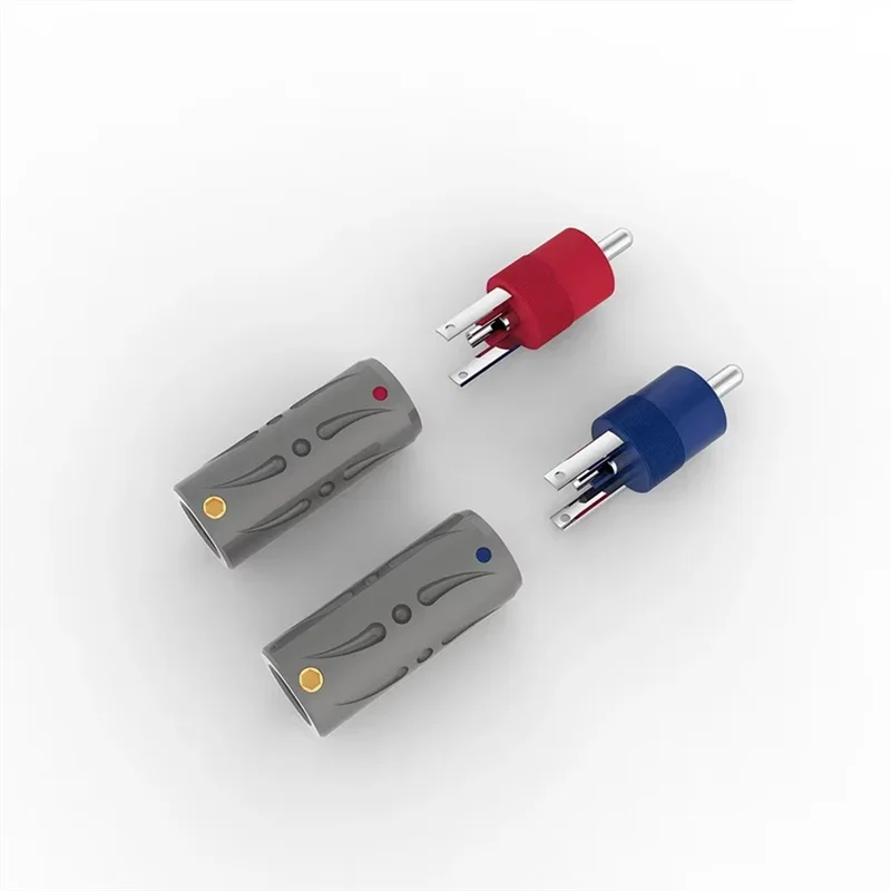 

AC57-VR105S Pure Copper Silver Plated RCA Pure Copper RCA Non-Magnetic Silver Plated RCA Pure Copper Connector 8Mm