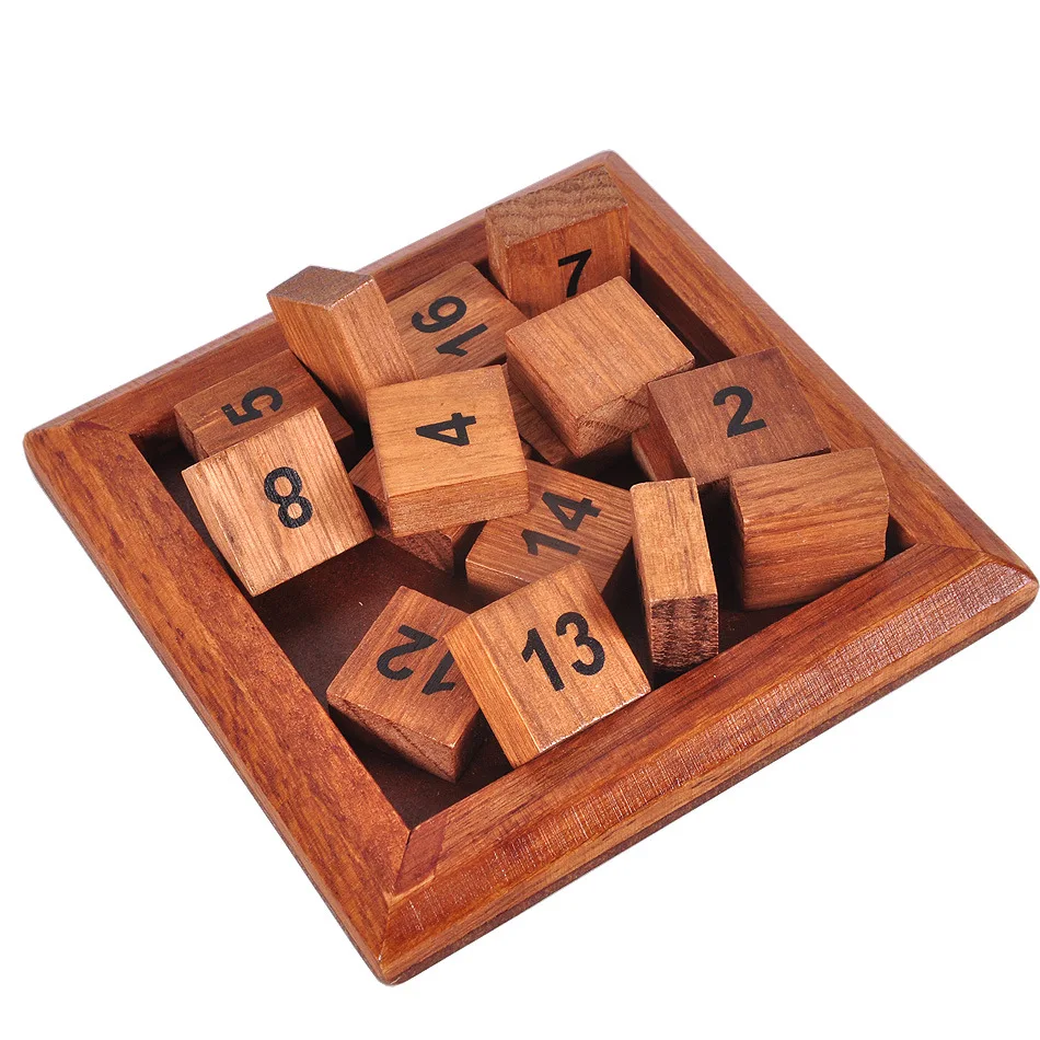 2017 New Math Wooden Brain Teaser Puzzle Number Baffling Game for Adults Children