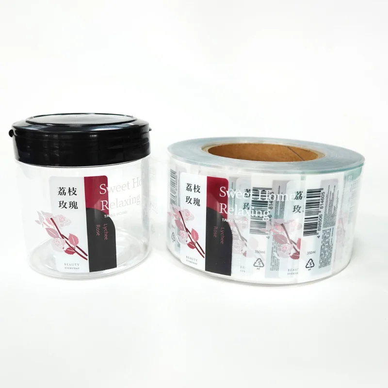 Custom. Transparent Seamless Shadow Transparent Sticker PVC Adhesive Label Sticker Printing Gilding Transparent Adhes