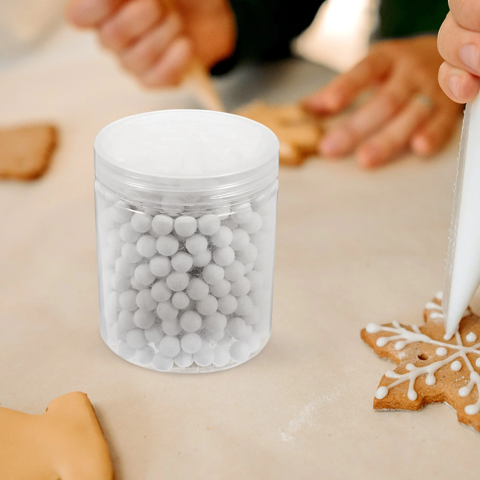 

500g 9-10mm Ceramic Beans Reusable Heat Resistant for Pie Tarts Pastries Blind Baking Oven Beads Pastry Weights Baking