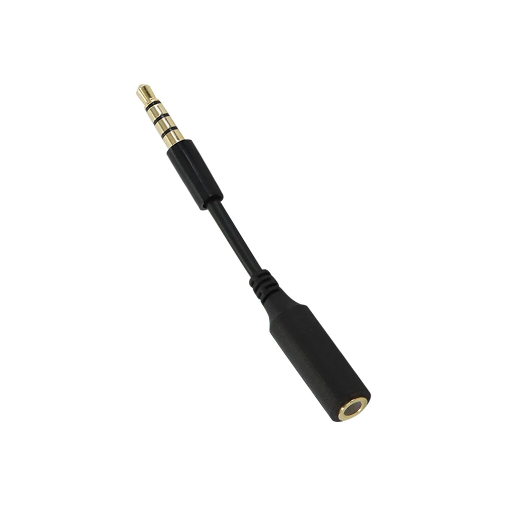 7.5cm 3.5mm Stero Male to Female M/F Plug Jack Headphone Audio Extension Short Cable Supports microphone calls