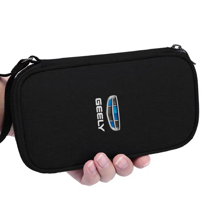 Bolsa de almacenamiento de auriculares USB para geely emgrand ec7 ec8 ck atlas ck2 ck3 gt gc9, nueva llave de coche a prueba de agua