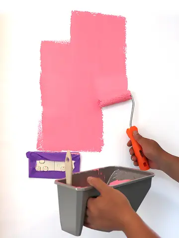 4-Inch Handheld Paint Cup with Roller Frame - Durable PP Material, Large Capacity, Easy Matching for Brushes & Rollers, Gray