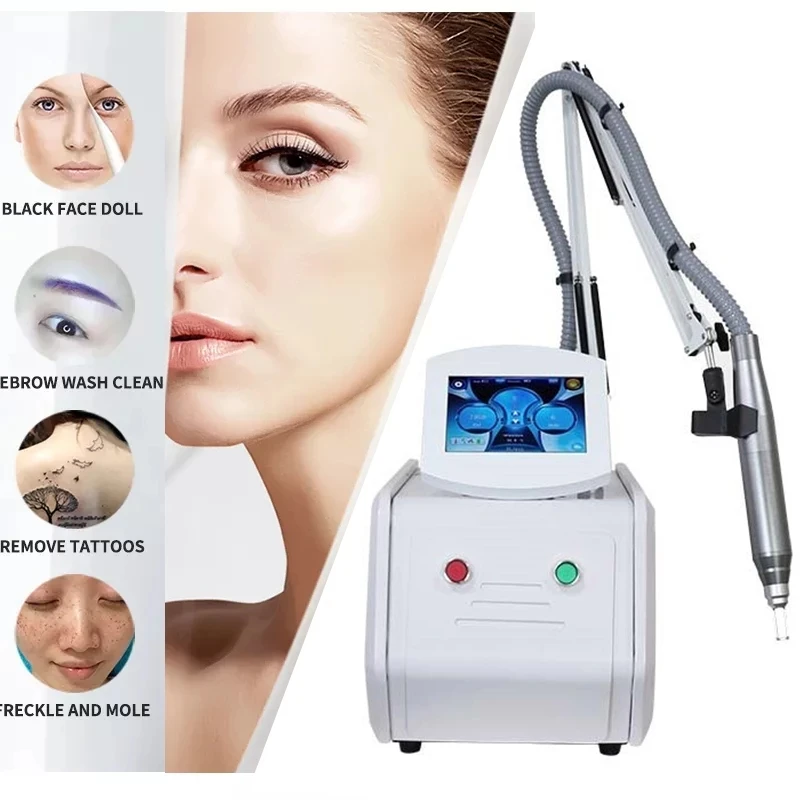 2000W Portable Nd Yag Laser Pico Laser 755 1320 1064 532nm Picosecond Laser Beauty Machine For Tattoo Removal Beauty Machine