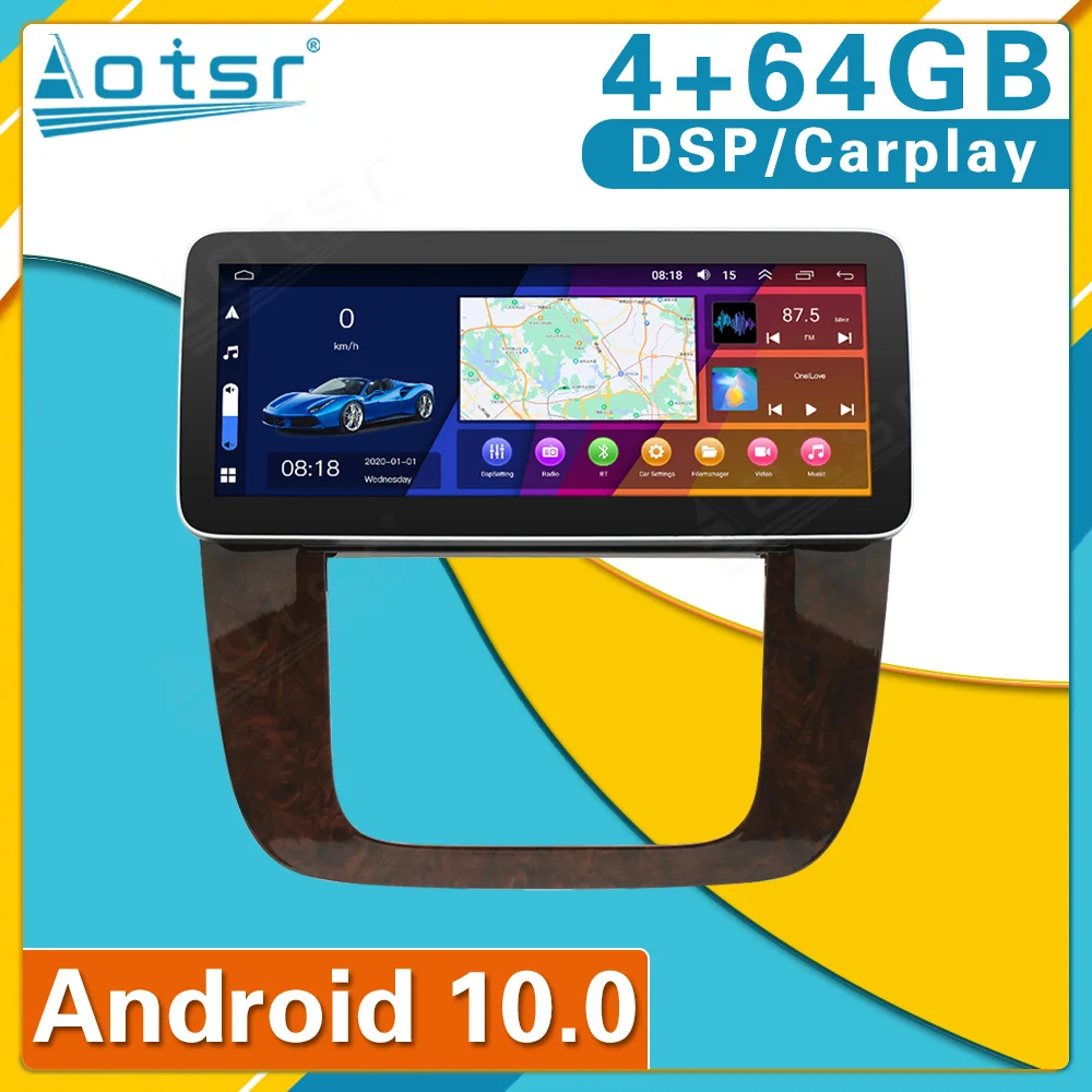 12.3 Inch Android For GMC Yukon Chevrolet Tahoe Silverado 2007 - 2013 Car Radio Multimedia Player GPS Head Unit Auto Stereo BT