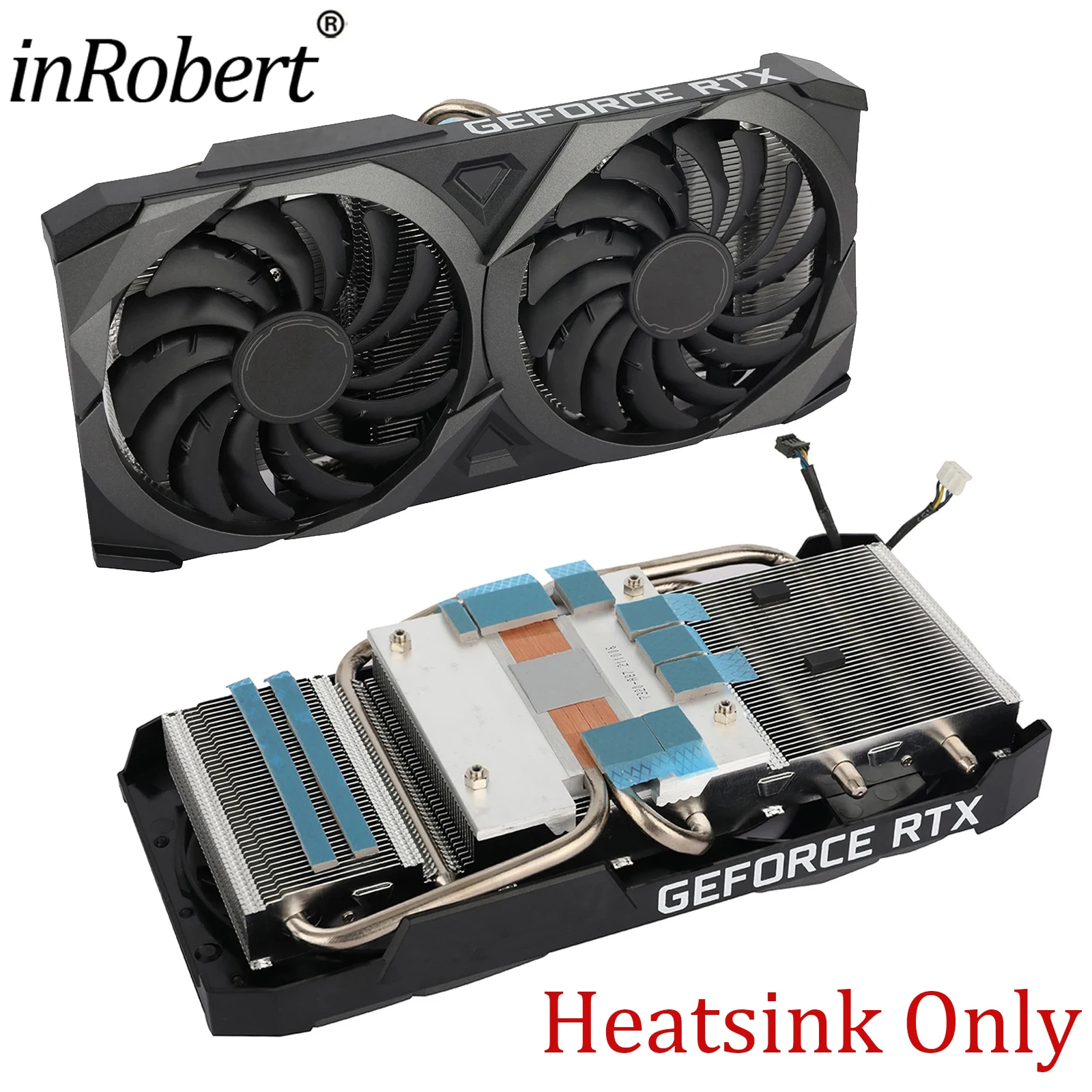 

Video Card Coloer Heatsink RTX3060Ti RTX3070 For MSI RTX 3060 Ti 3070 Ventus 2X Graphics Card Cooling Heat Sink