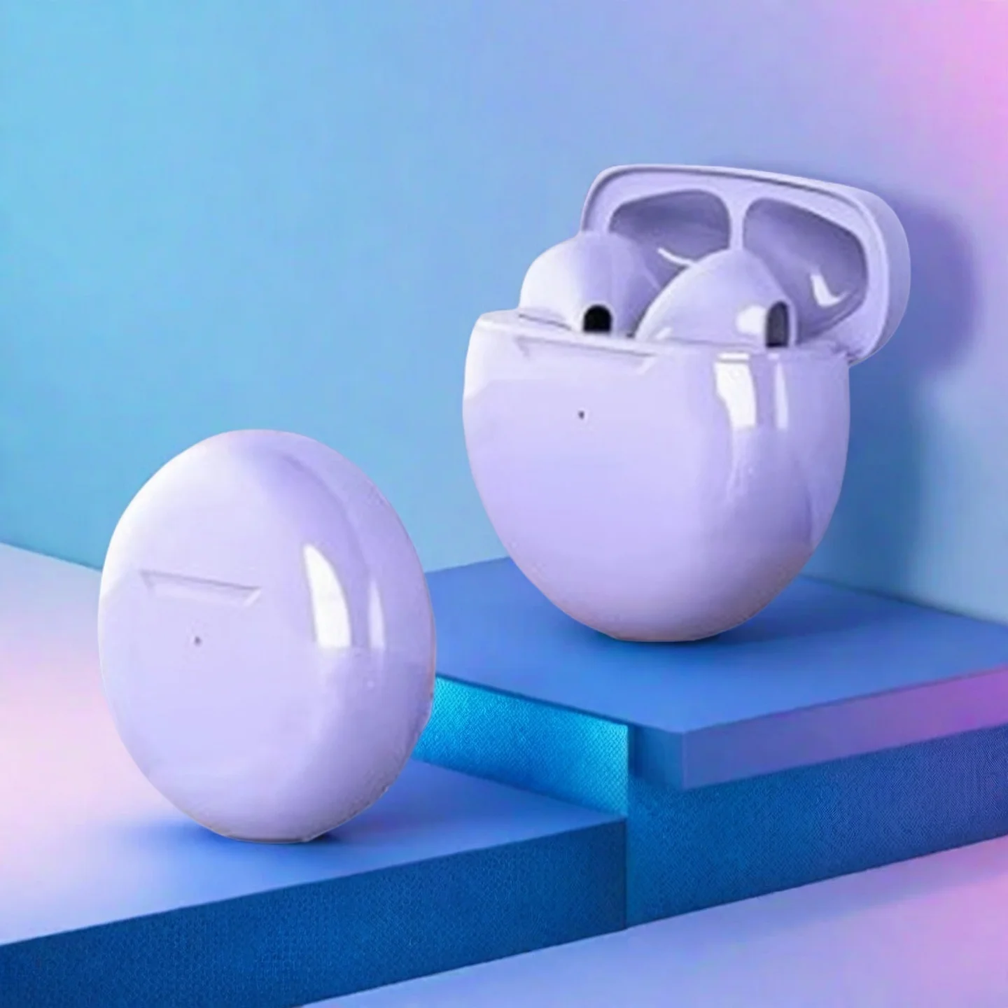 Pro 6 TWS Bluetooth イヤホンワイヤレス Bluetooth ヘッドセットノイズキャンセリングイヤホンマイク付き Pro6 ワイヤレスヘッドフォン