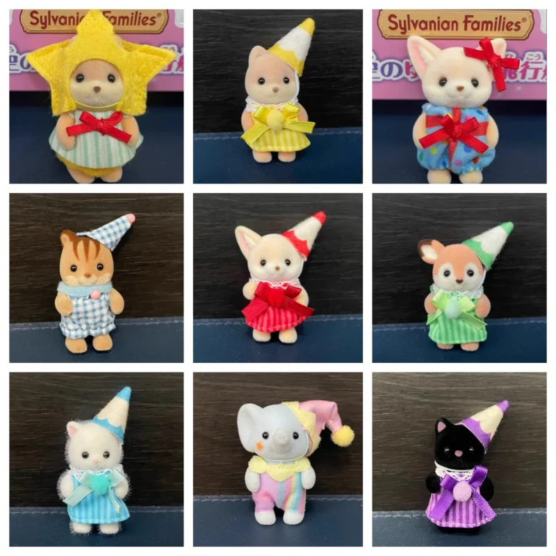 

Оригинальный Sylvanian Families, цирковой слон, персидский кот, кукольный домик, карандаш, карамель, собака, детская кукла на день рождения, подарки для девочек