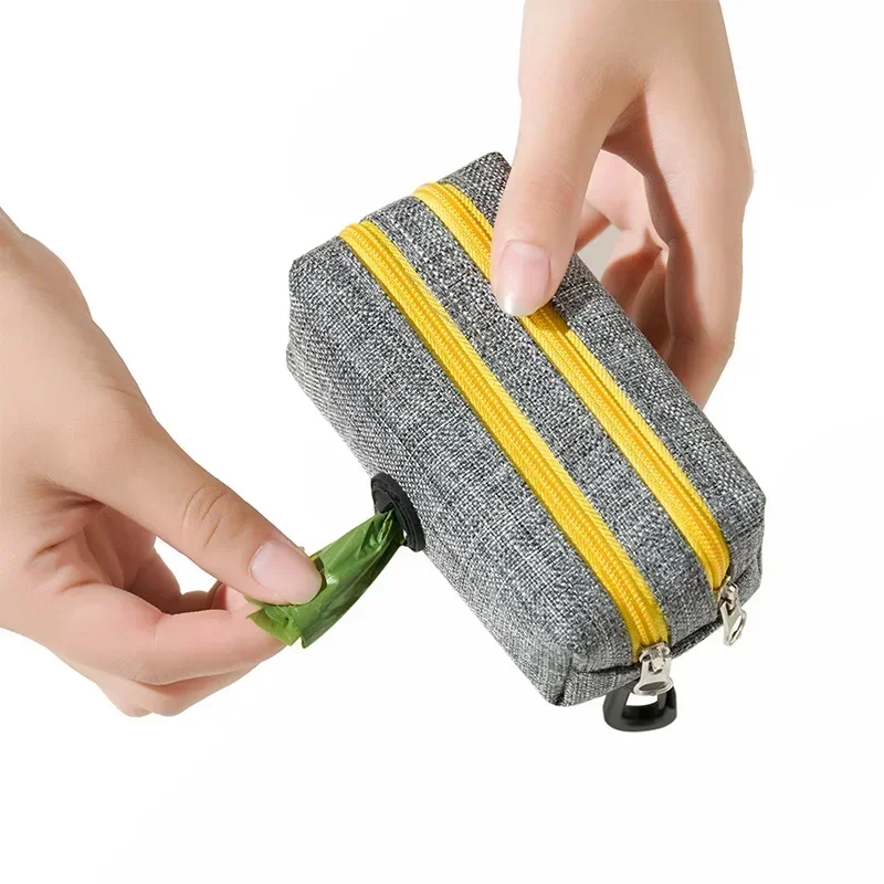 1Pcs Dog Waste Poop Cloth Bags Dispenser Portable Dog Poop Bags For Dogs Garbage Bag Pets Storage Bag