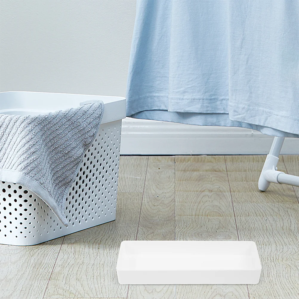 

5Pcs Drawer Storage Box Plastic Organizer White Desk Drawer Organizer Bins for Makeup Bathroom Office Desk Accessories