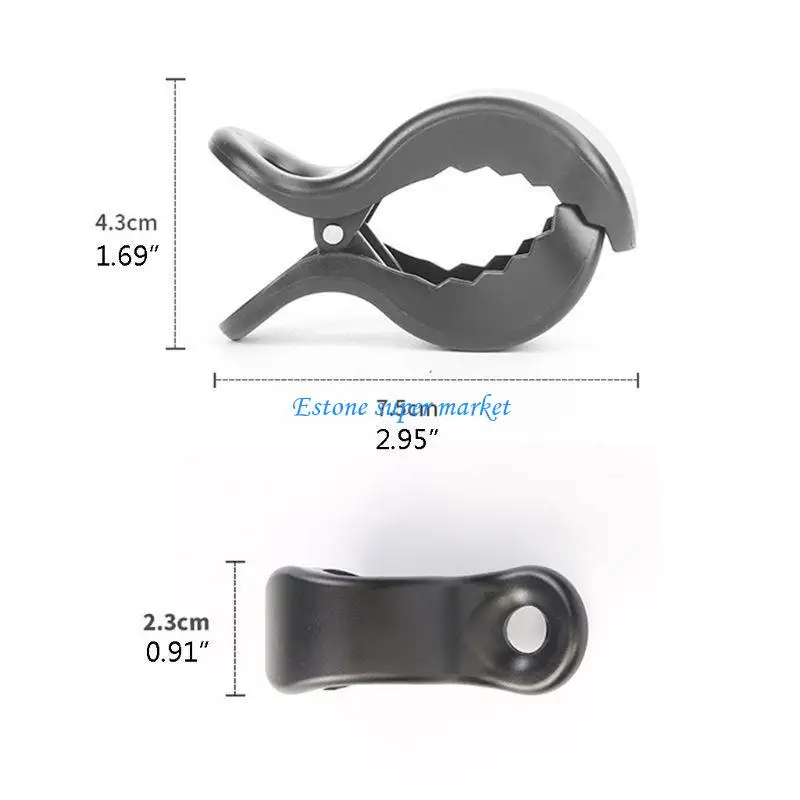 090B Stroller Clips Pegs to Hook Muslin and Baby Shower Registry Gift Blanket Clips Plastic Accessory
