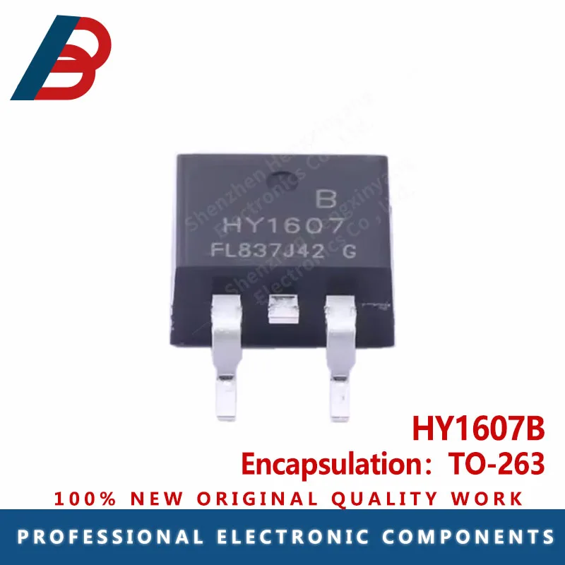 10PCS HY1607B TO-263 N channel MOS field effect 68V/80A