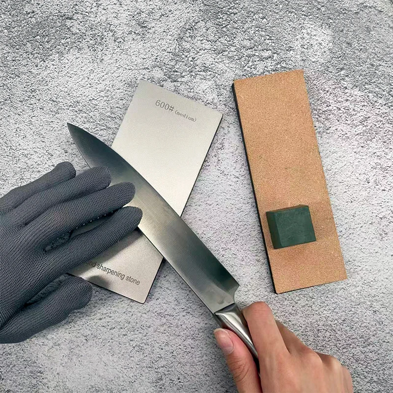 

Double Side Diamond Sharpening Stone Knife Sharpener Grit 80-3000# Grindstone Diamond Tools Fine Grinding Whetstone 170*75MM