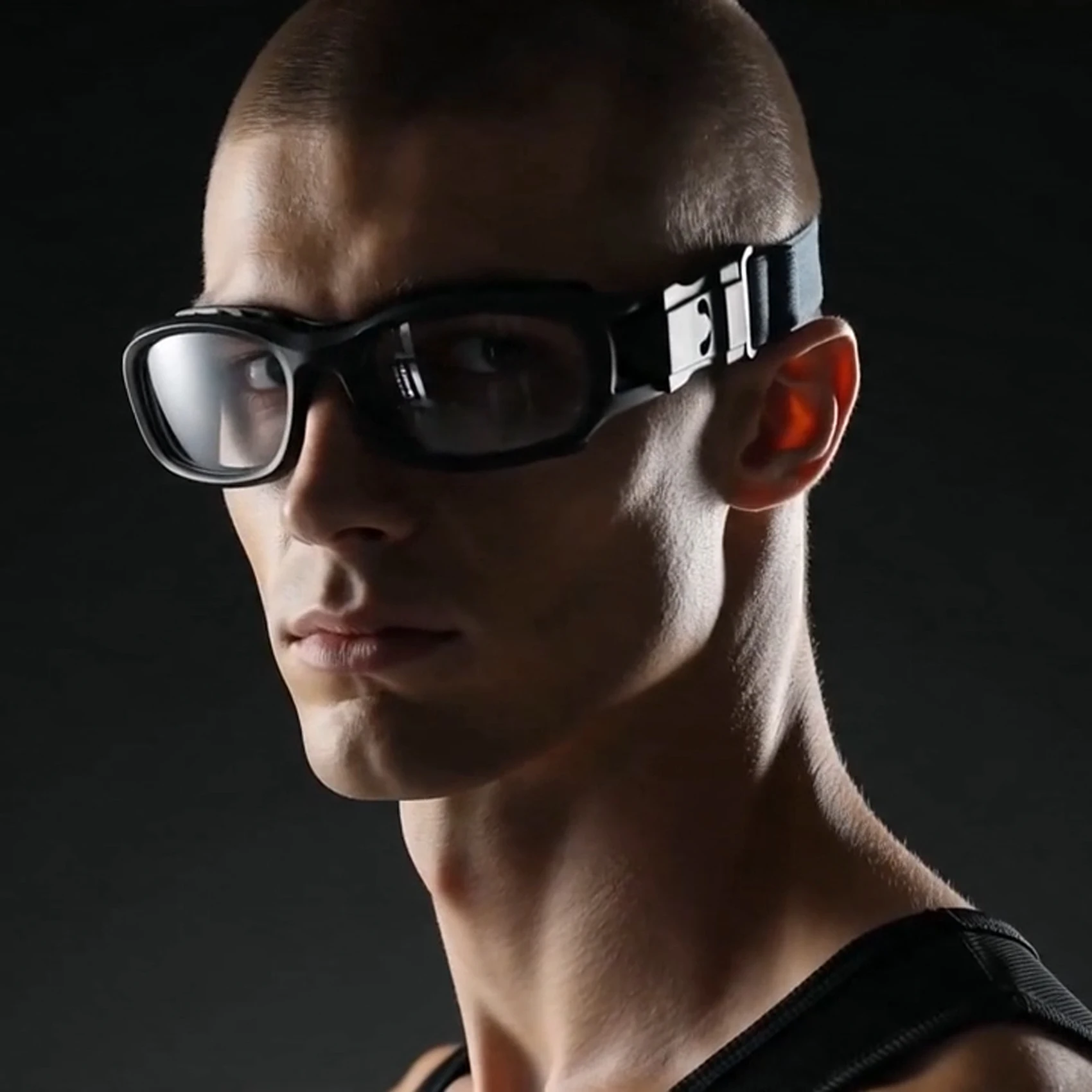 Sports Glasses Lens Replaceable Slim Fit Light Weight Impact-Resistant Protective Goggles Basketball Soccer Volleyball Tennis