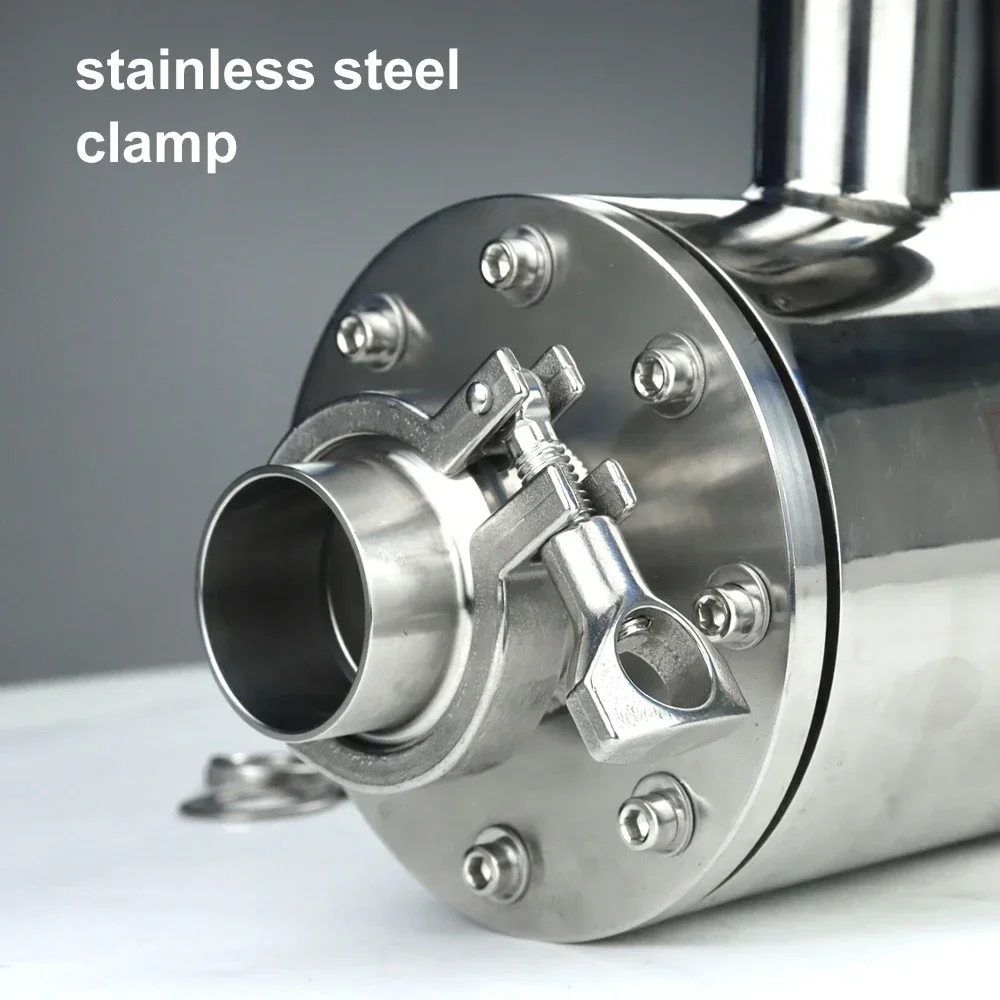 2Inch50mm FoodGrade SS304 Sanitary Electromagnetic Flow Meter High Accuracy Beverage Milk Magnetic Flowmeter for Process Control