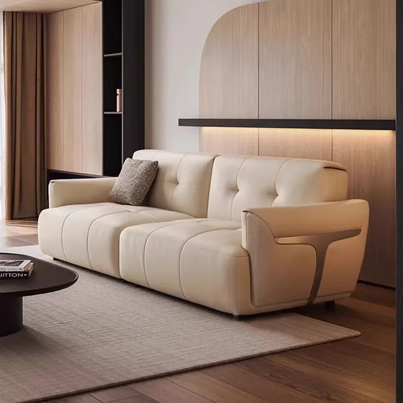 -For Luxury Sofa Set Living Room Modern Italian Leather High Quality Hotel Sitting Room Sectional Sofa Couch&