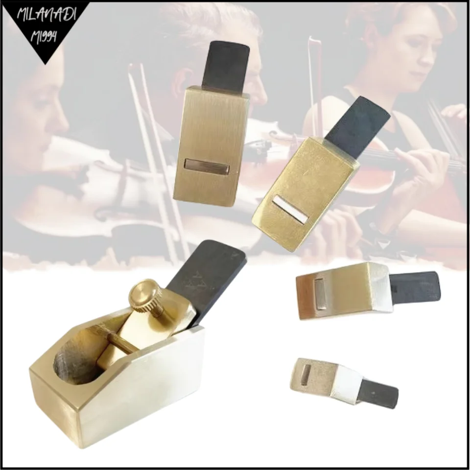 Violin cello maker tools Mini Manual Push brass planes Hand Tool Different size convex/flat,Woodworking Repir plane