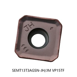 Original SEMT13T3AGSN-JH semt13t3agsn semt 13t3agsn jh jm vp15tf torneamento ferramenta torno de fresagem cnc inserção corte carboneto cortador