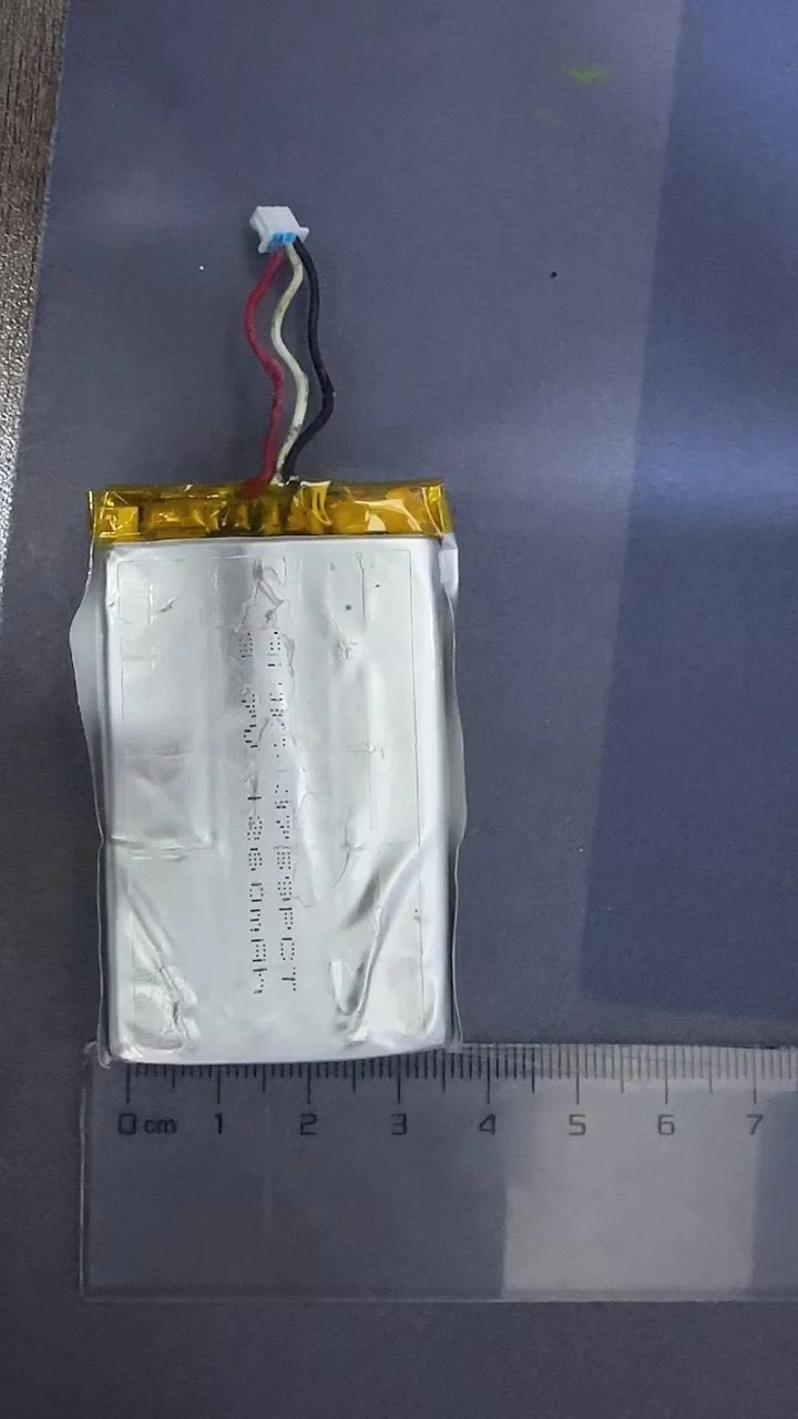 3.7V polymer lithium-ion battery video early education machine 503759 three wire 1260mAh protection capacity brand new