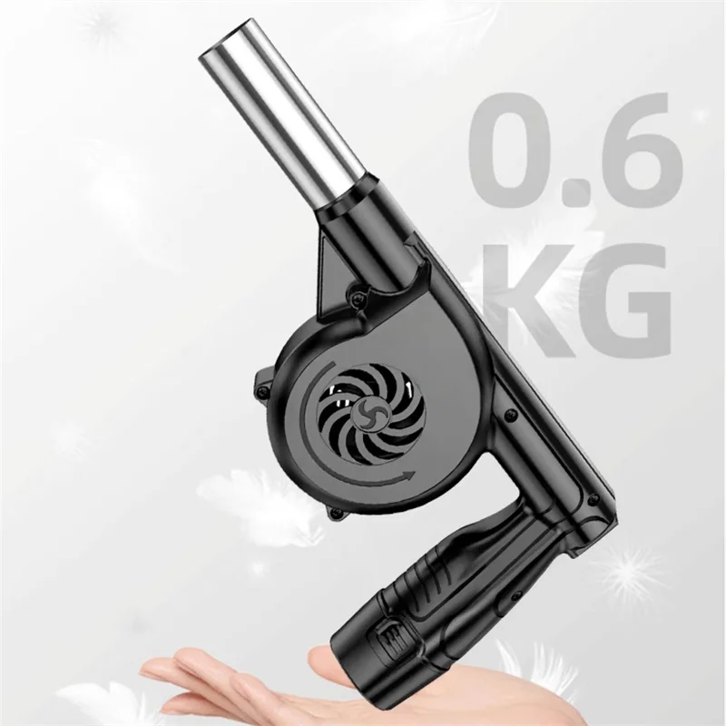 

12V 0-5000rpm Outdoors Cordless Air Blower Adjustable Speed Charcoal Fire Special Lithium Battery Barbecue Blower