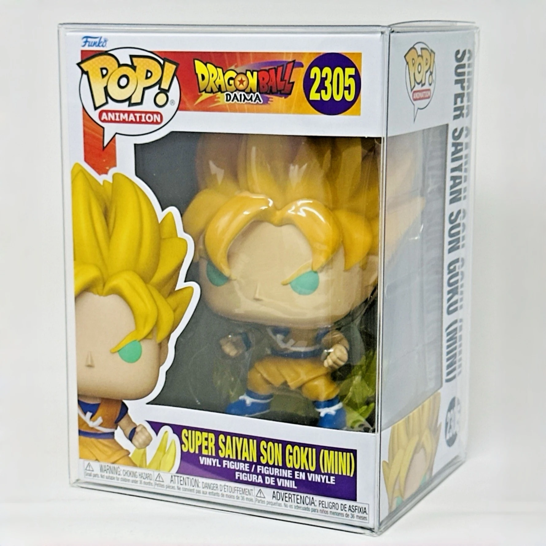 Figura de Vinilo Mini de Son Goku Super Saiyan de Dragon Ball Super de Funko Pop # 2305 Estatua Oficial Licenciada de Edición Limitada, Regalo de Anime para Fans