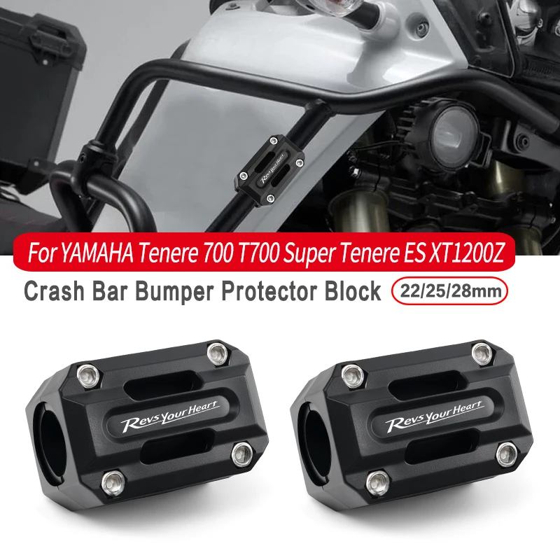 Accesorios para motocicleta Yamaha Tenere 700 T700 Super Tenere ES XT1200Z: Barra protectora de motor, defensa anticaída, embellecedor de parachoques, bloque de protección.