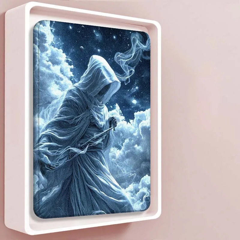 الملائكة والشيطان كول دارك لشاومي ريدمي باد 2 7 8 6 6S 5 4 SE Pro 8.8 11 8.7 11.2 12.4 Ultra Plus Max حافظة تابلت