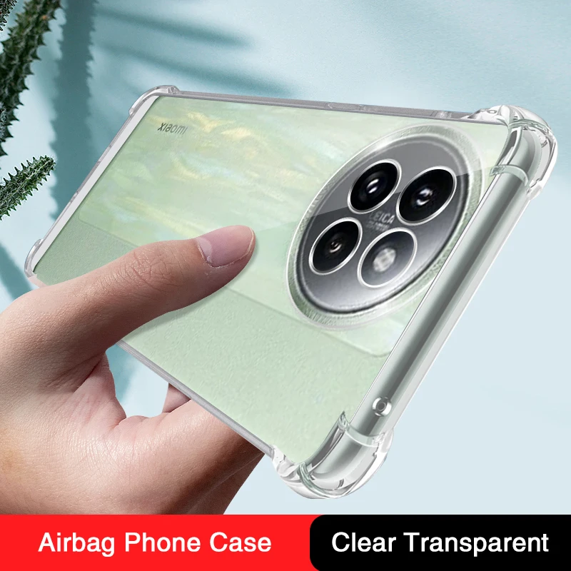 

Transparent Airbag Mobile Phone Case for Xiaomi Civi 4 Civi4 Pro 4Pro 5G Original Shockproof Back Cover Fundas Accessories Coque