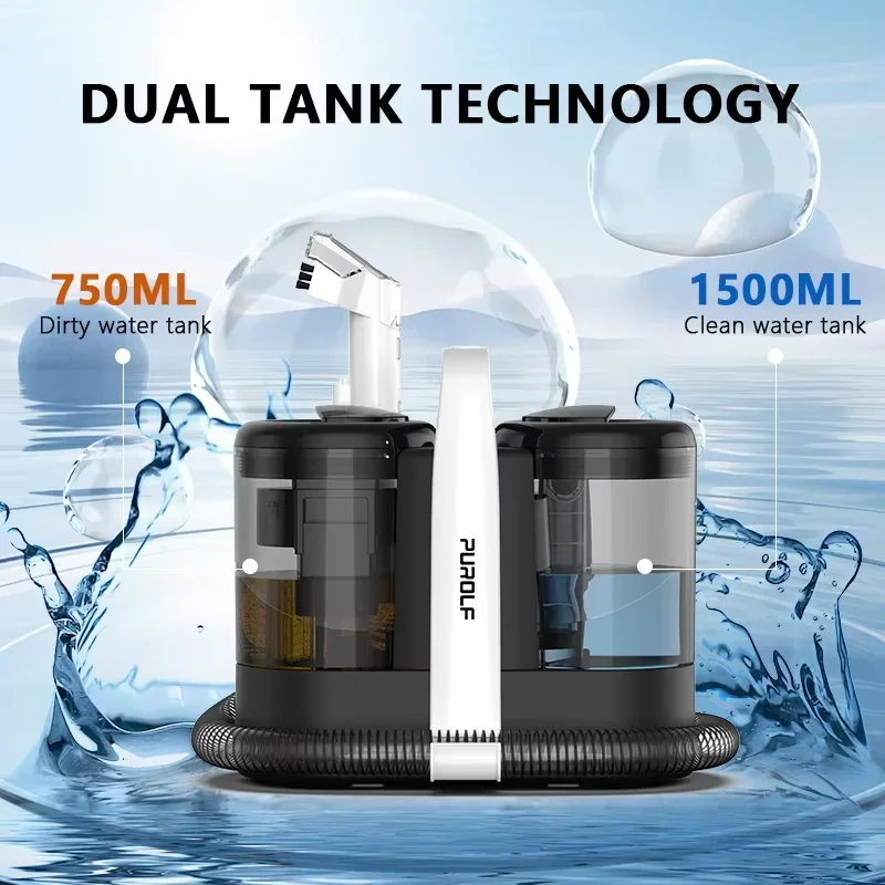 Cleaning machine with large suction spray washing and suction integrated multifunctional blanket cleaning machine