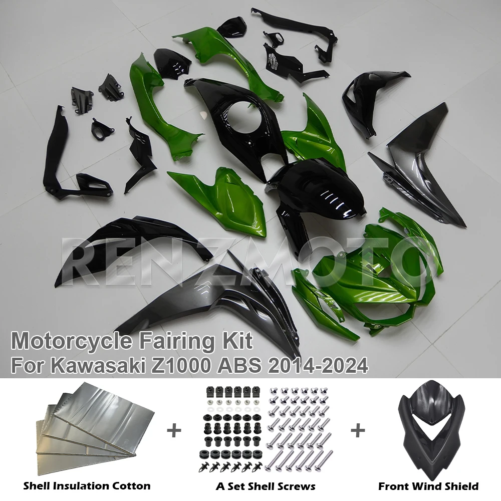 Обтекатели мотоцикла для Kawasaki Z1000 ABS 2014-2024, окрашенные пластиковые комплекты кузовных работ, аксессуары, литье корпуса K1015-105a