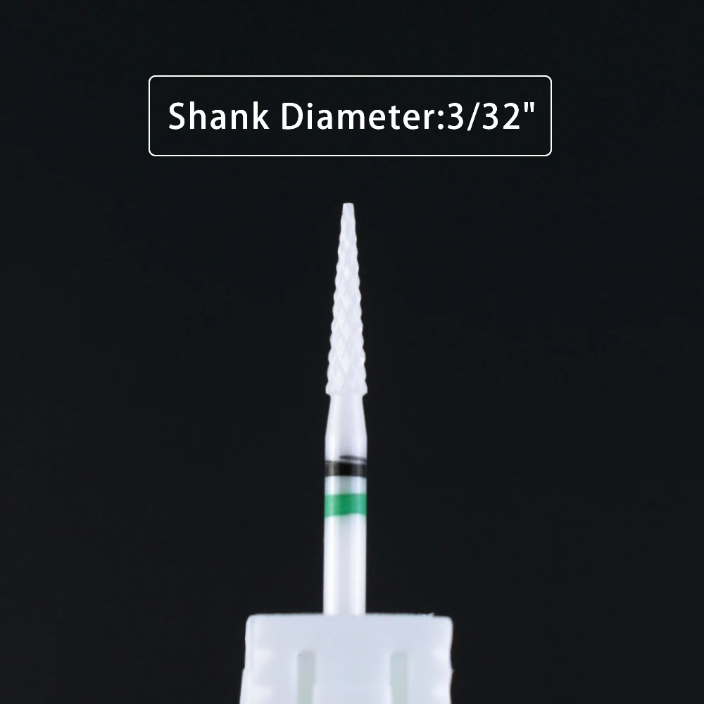 كرة صغيرة السيراميك مسمار مثقاب قاطعة المطحنة ل مانيكير باديكير جهاز مانيكير هلام البولندية إزالة لقم الأظافر