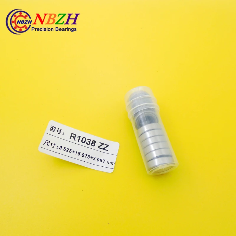 NBZH High Quality Shielded Bearing Inch Series ER1038ZZ R1038ZZ R1038-2RS 9.525*15.875*3.967 (3/8*5/8*5/32)