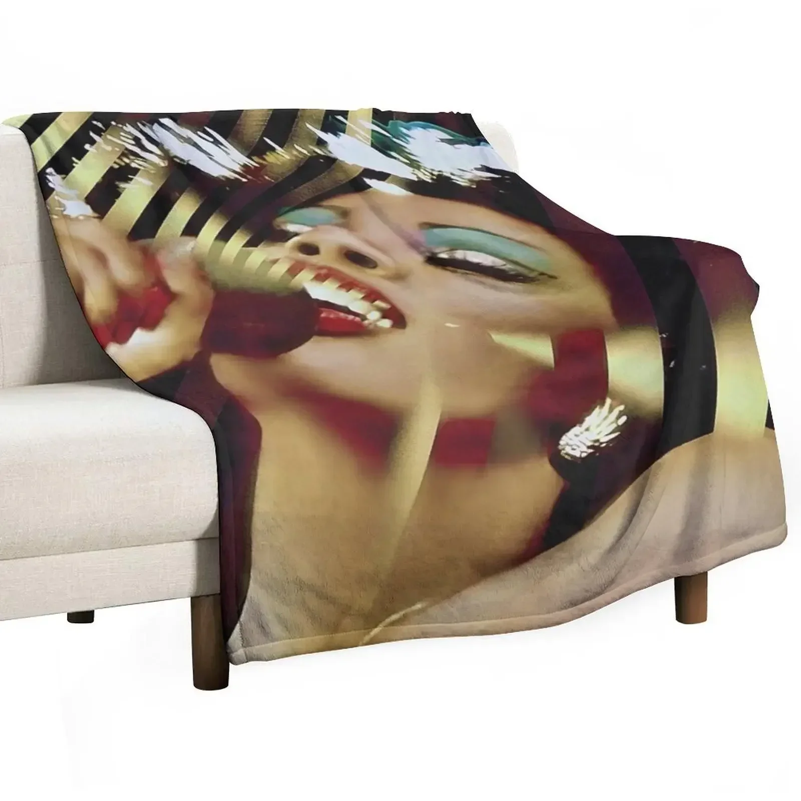 Donna Disco Throw Blanket for winter Shaggy Furry wednesday Blankets Sofas Of Decoration For Baby Blankets