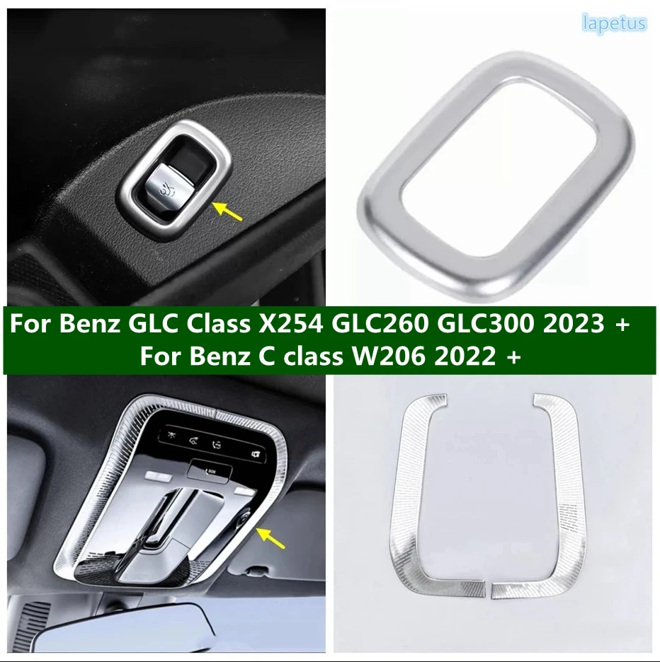 

Trunk Switch Control Button Reading Light Lamp Cover Trim For Benz GLC Class X254 GLC260 GLC300 2023 + C class W206 2022 - 2024