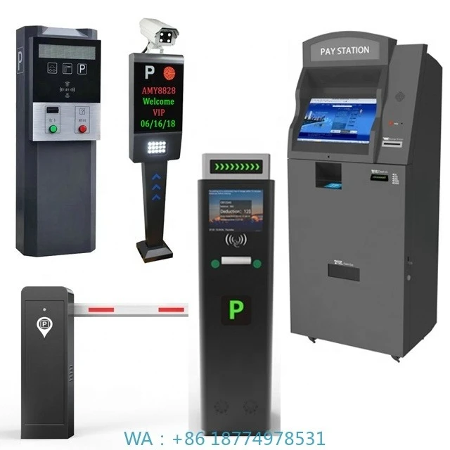 Tellers Fully Automated Parking Lot System Pay Station Parking Carpark System Smart City Parking