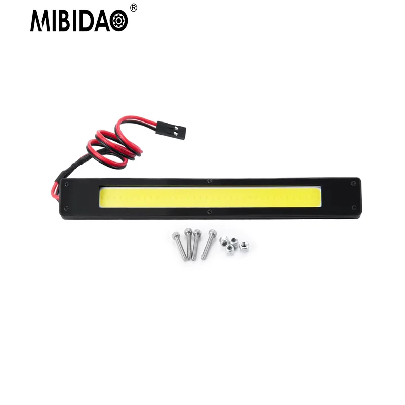 MIBIDAO RC Car Roof Light LED Lights Headlights Spotlight For 1/10 TRX4 TRX-4 Defender RC Crawler Car Upgrade Parts