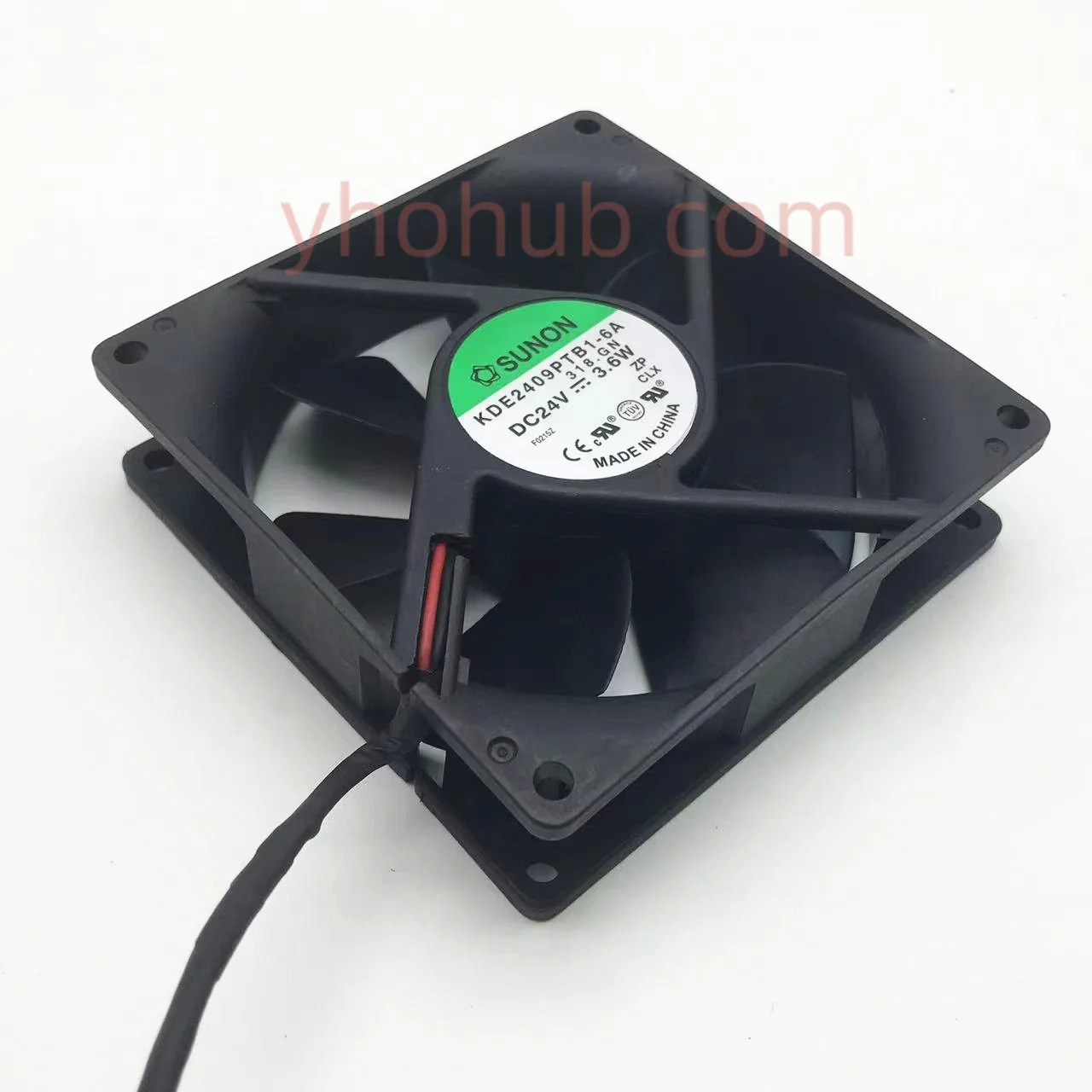 

SUNON KDE2409PTB1-6A DC 24V 3.6W 2-Wire 92X92X25mm Server Cooling Fan