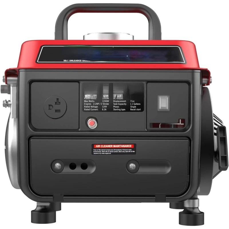 

1200W Portable Generator, Small Generator for Camping Outdoor, Ultralight, EPA Compliant