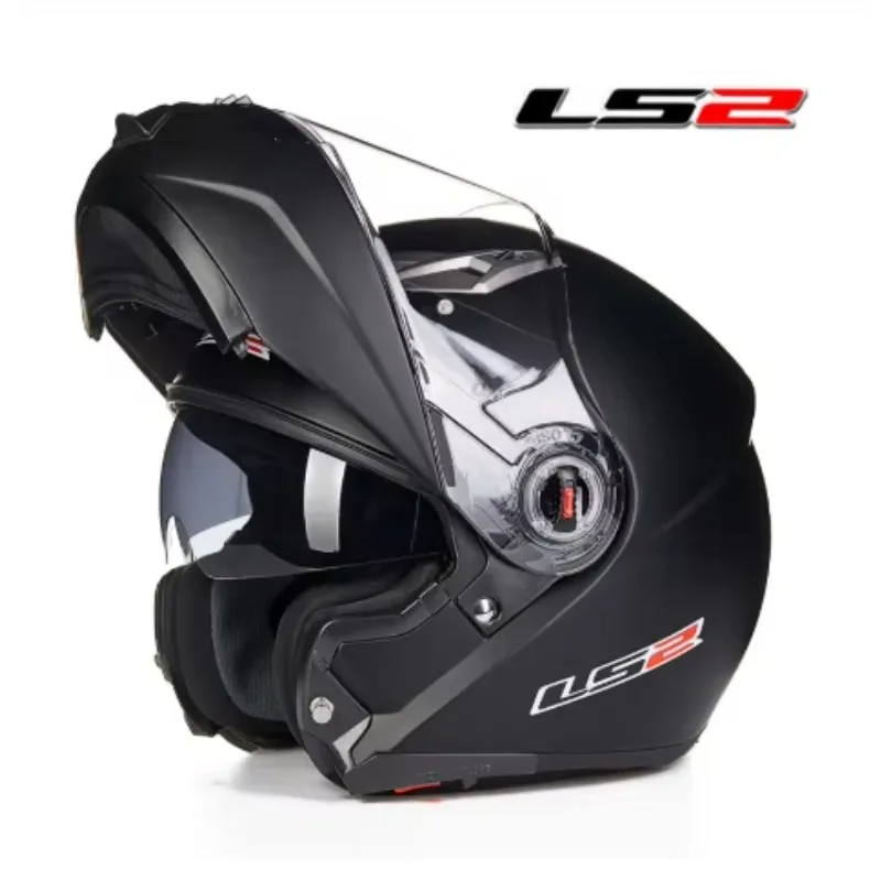 Original LS2 FF370 Flip up Motorcycle Helmet Modular Man Women With Dual Visor Capacete Ls2 Helmet Casco Moto Cascos Para Moto
