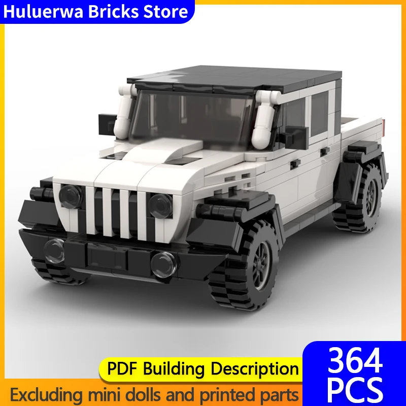 

Модель скоростного гоночного автомобиля MOC, строительные кирпичи, Gladiator Mojave, внедорожный пикап, модульная технология, детские праздничные подарки, игрушки, костюм