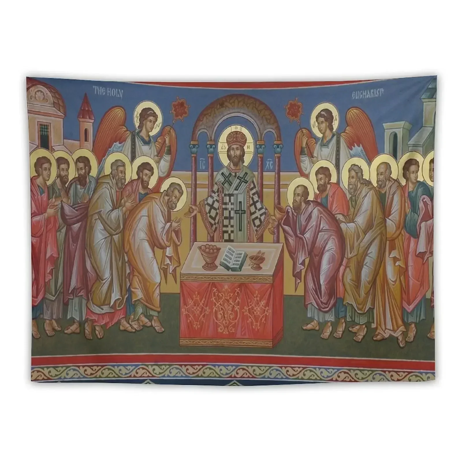 

Orthodox Christian Icon the Holy Eucharist Tapestry Cute Decor Wallpapers Home Decor Cute Room Things Tapestry
