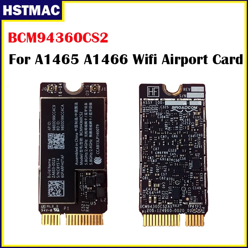 

BCM94360CS2 оригинал для Macbook Air 11 "A1465 13" A1466 Bluetooth 4.0 беспроводная Wi-Fi карта 2013 2014 2015 2017 лет